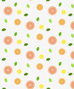 Fresh Fruit and Mint Leaves